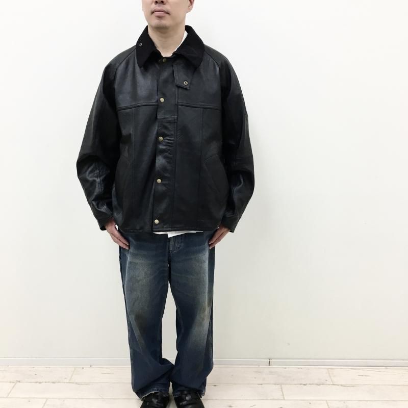  yoused LEATHER DRIVER'S JACKET(SIZE1-2)