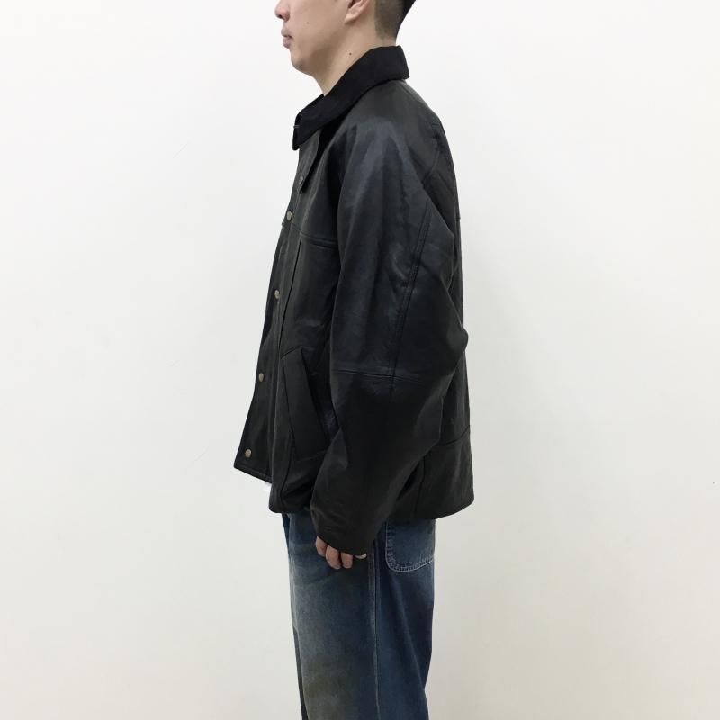  yoused LEATHER DRIVER'S JACKET(SIZE2-3)