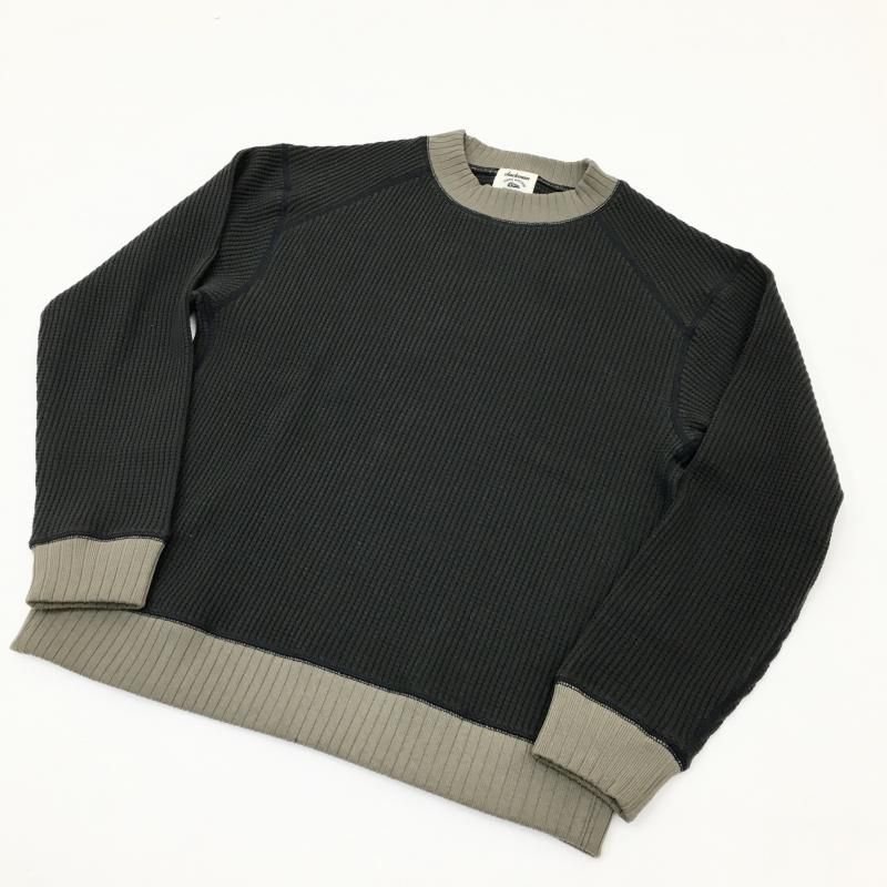  JACKMAN  Waffle Midneck (Ink Black x Sepia)