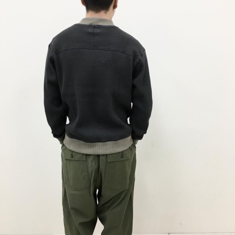  JACKMAN  Waffle Midneck (Ink Black x Sepia)