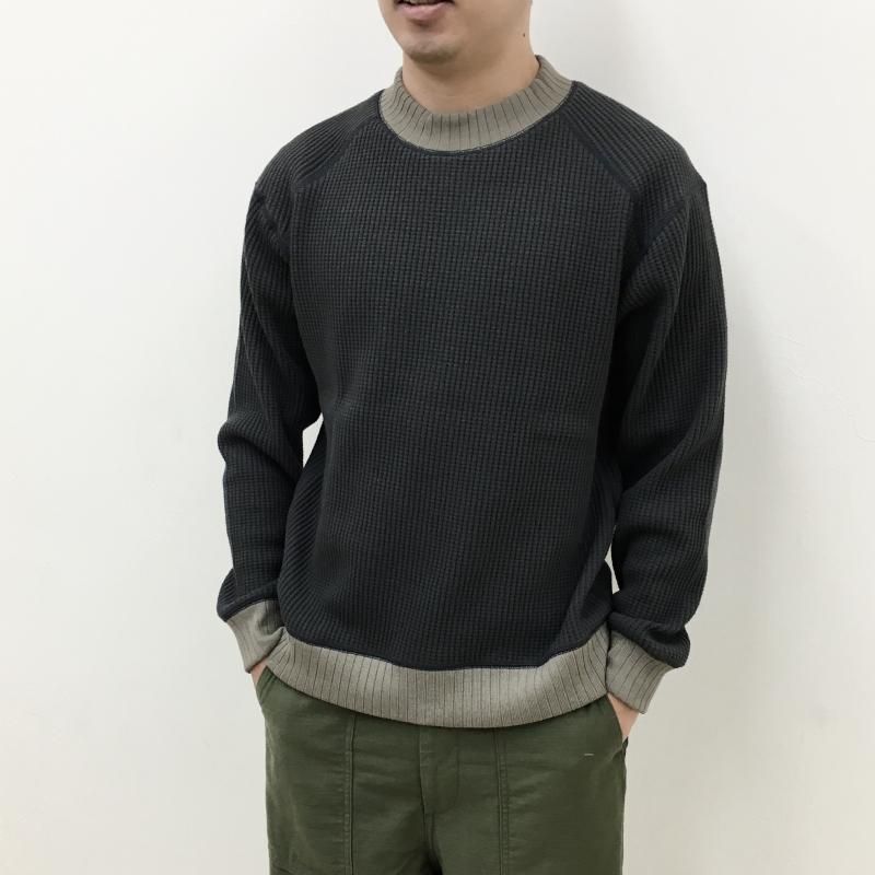  JACKMAN  Waffle Midneck (Ink Black x Sepia)