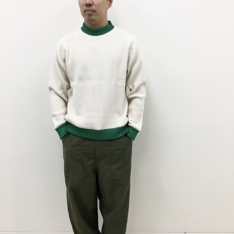  JACKMAN  Waffle Midneck (Ivory x Gree)