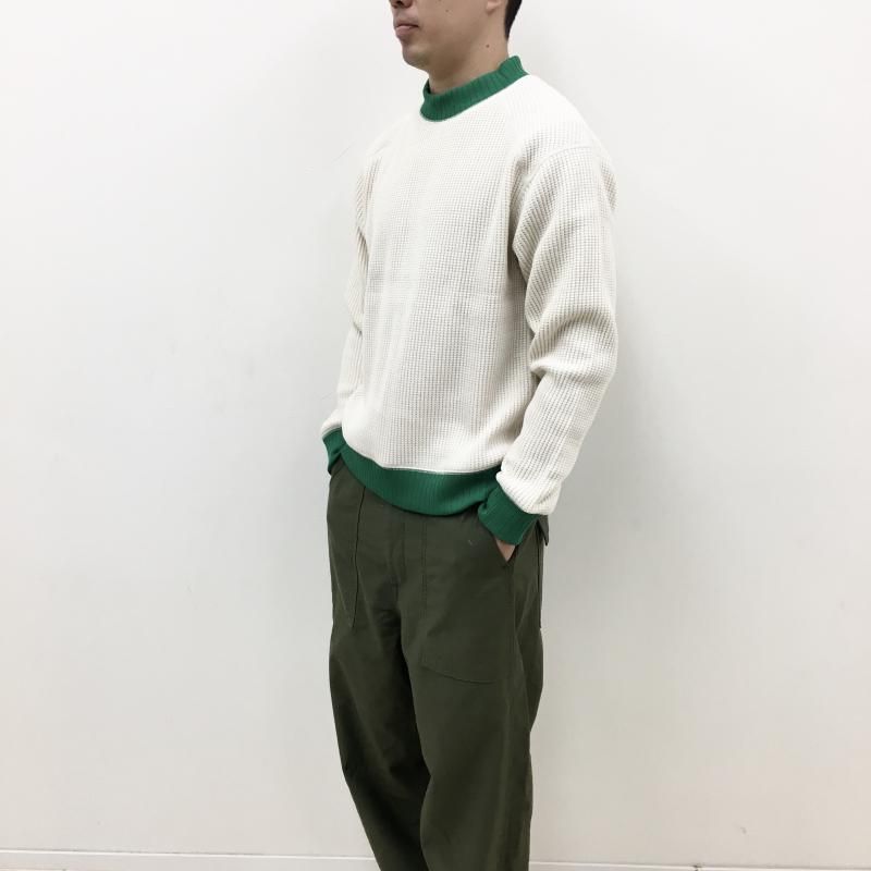  JACKMAN  Waffle Midneck (Ivory x Gree)