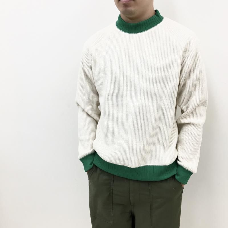  JACKMAN  Waffle Midneck (Ivory x Gree)