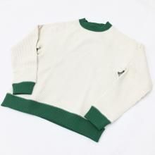 JACKMAN  Waffle Midneck (Ivory x Gree)