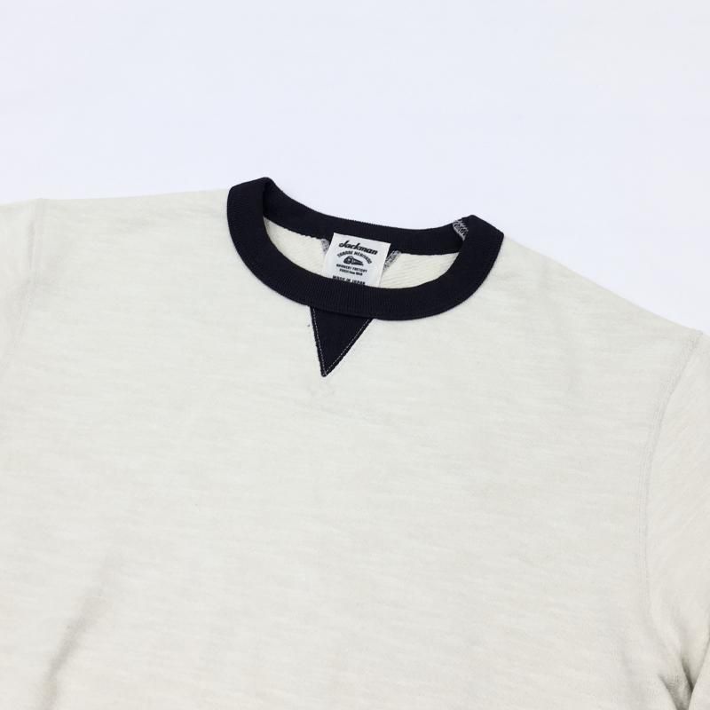  JACKMAN GG Sweat Crewneck(:Ivory xInkBlack) 