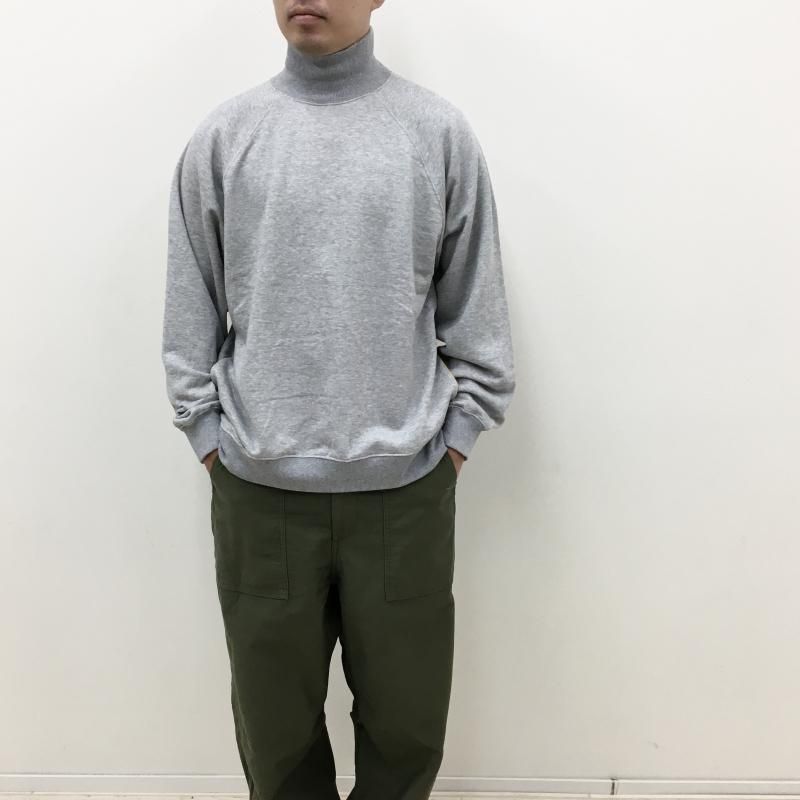  Soglia NERDS high Neck Sweat(HEATHER LIGHT GRAY) 
