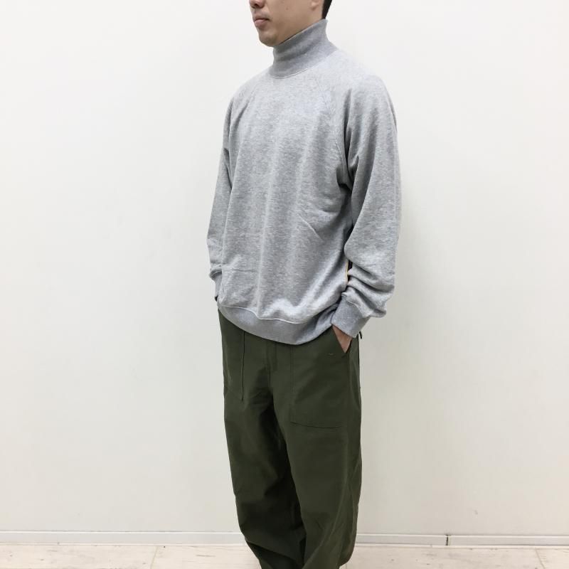  Soglia NERDS high Neck Sweat(HEATHER LIGHT GRAY) 
