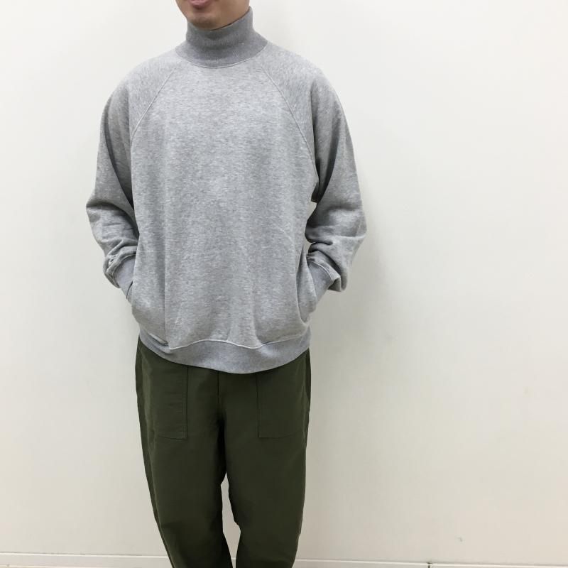  Soglia NERDS high Neck Sweat(HEATHER LIGHT GRAY) 
