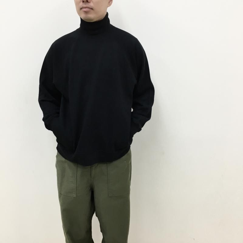  Soglia NERDS high Neck Sweat(BLACK) 
