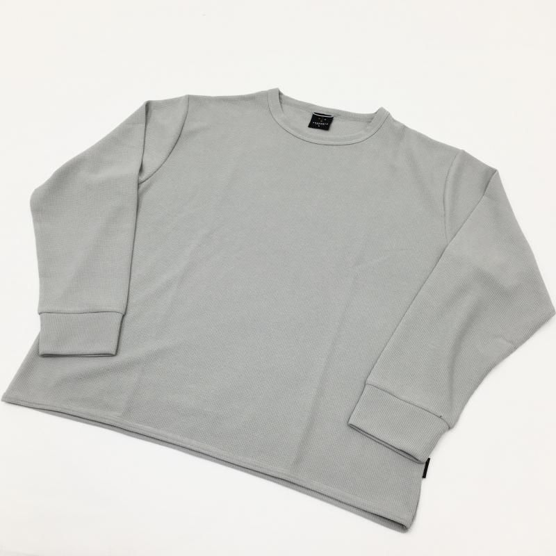  AXESQUIN QD ECO WAFFLE L/S TEE(GREY) 