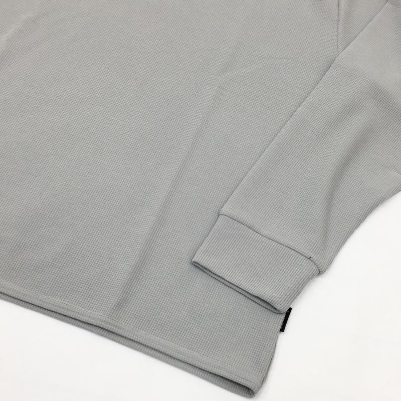 AXESQUIN QD ECO WAFFLE L/S TEE(GREY) 