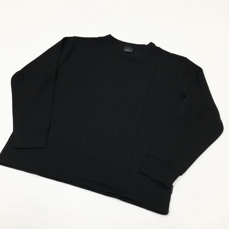  AXESQUIN QD ECO WAFFLE L/S TEE(BLACK) 
