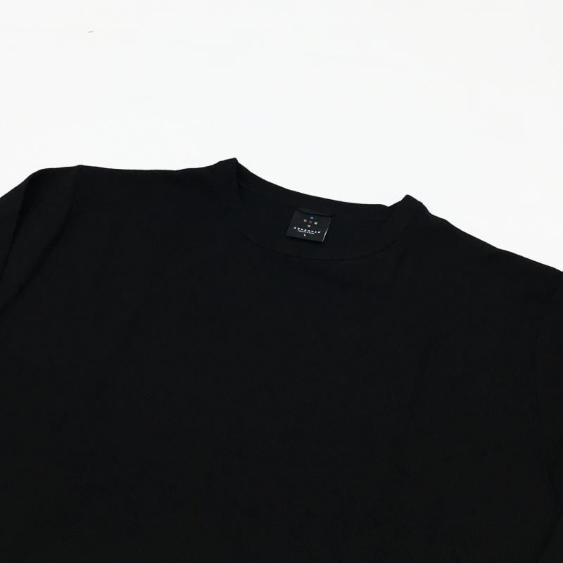  AXESQUIN QD ECO WAFFLE L/S TEE(BLACK) 