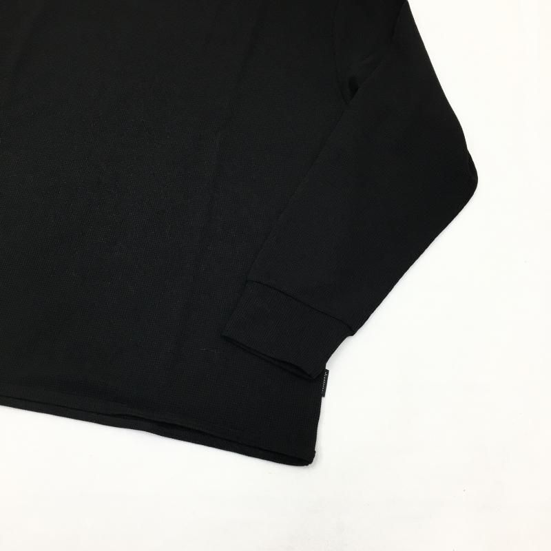  AXESQUIN QD ECO WAFFLE L/S TEE(BLACK) 