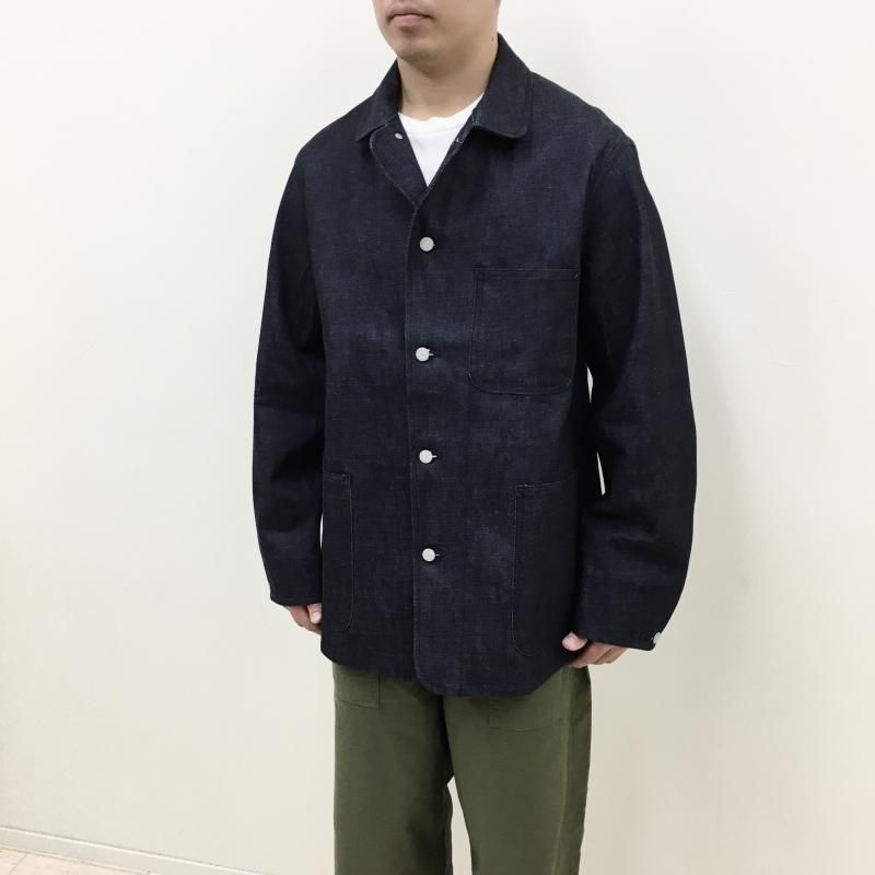 SASSAFRAS SPRAYER JACKET(13.5oz DENIM-INDIGO)