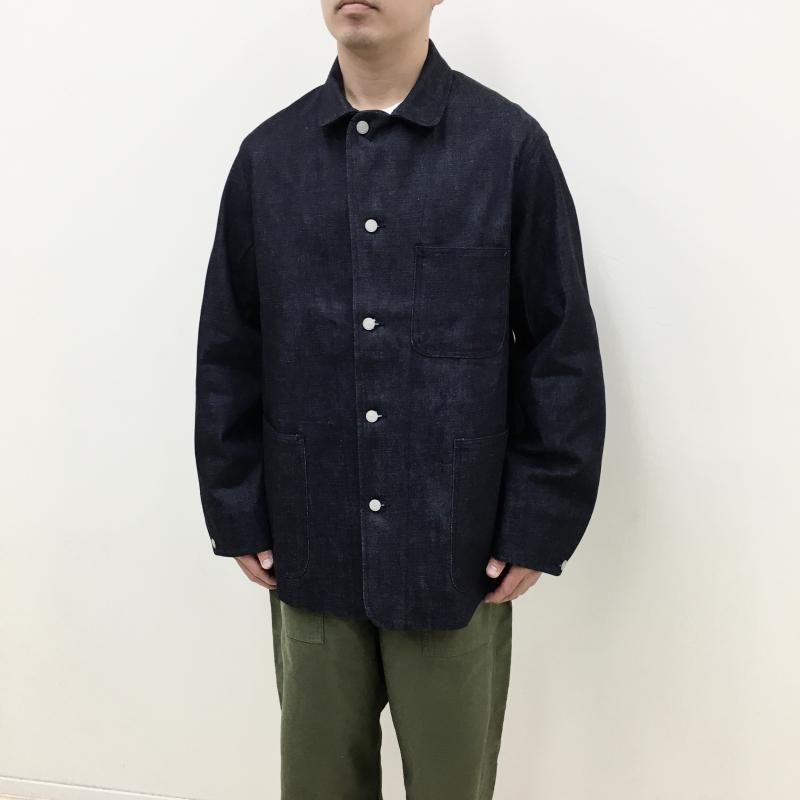  SASSAFRAS SPRAYER JACKET(13.5oz DENIM-INDIGO)