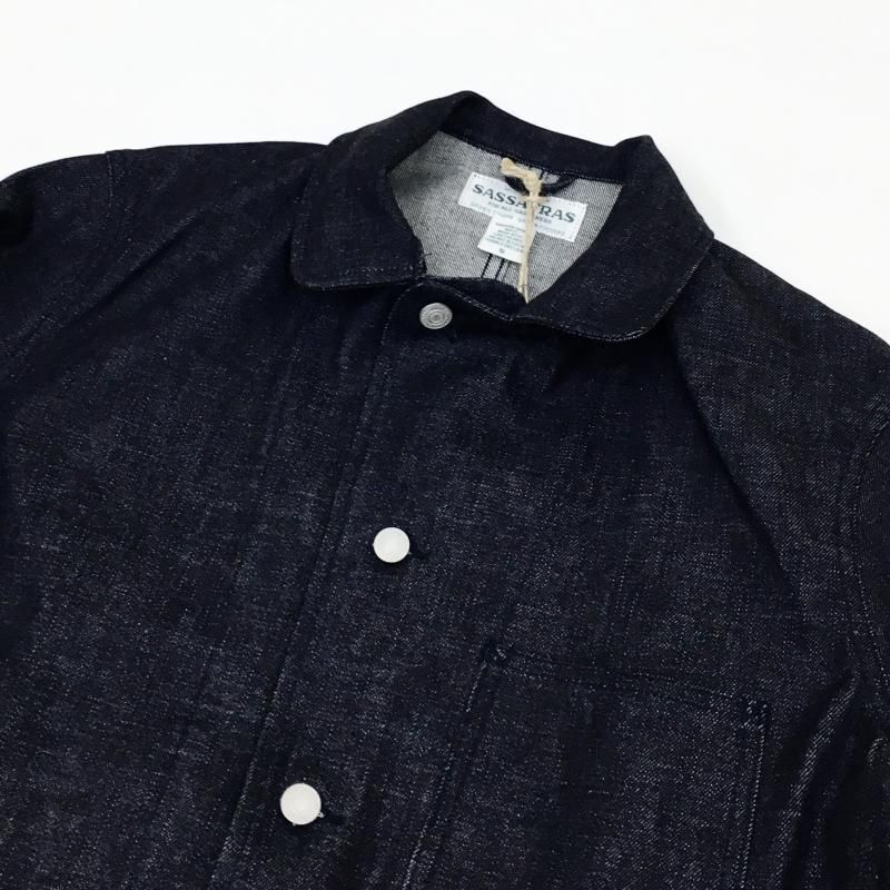  SASSAFRAS SPRAYER JACKET(13.5oz DENIM-INDIGO)