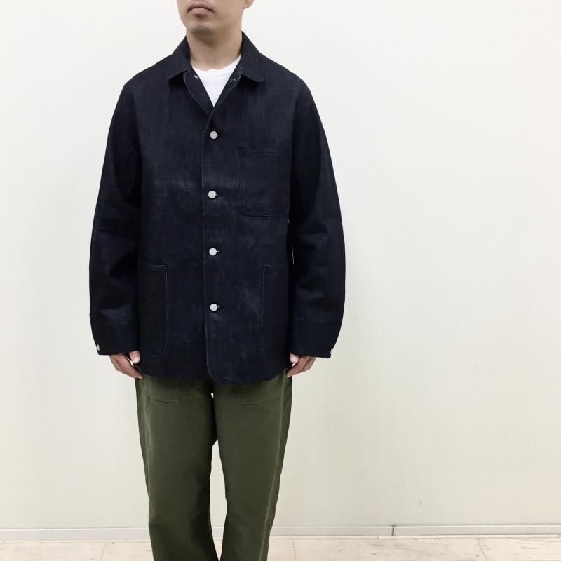  SASSAFRAS SPRAYER JACKET(13.5oz DENIM-INDIGO)