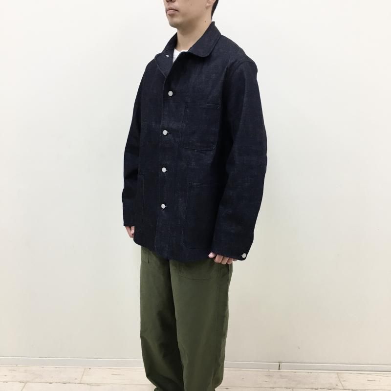  SASSAFRAS SPRAYER JACKET(13.5oz DENIM-INDIGO)