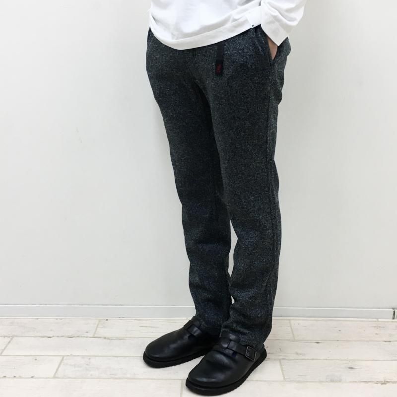  GRAMICCI BONDING KNIT FLEECE NN-PANT CROPPED(HEATHER CHARCOAL) 