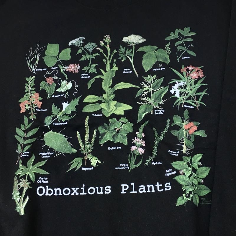  Atras PRINT CREW NECK SWEAT(Obnoxious Plints Guide-BLACK)