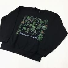  Atras PRINT CREW NECK SWEAT(Obnoxious Plints Guide-BLACK)