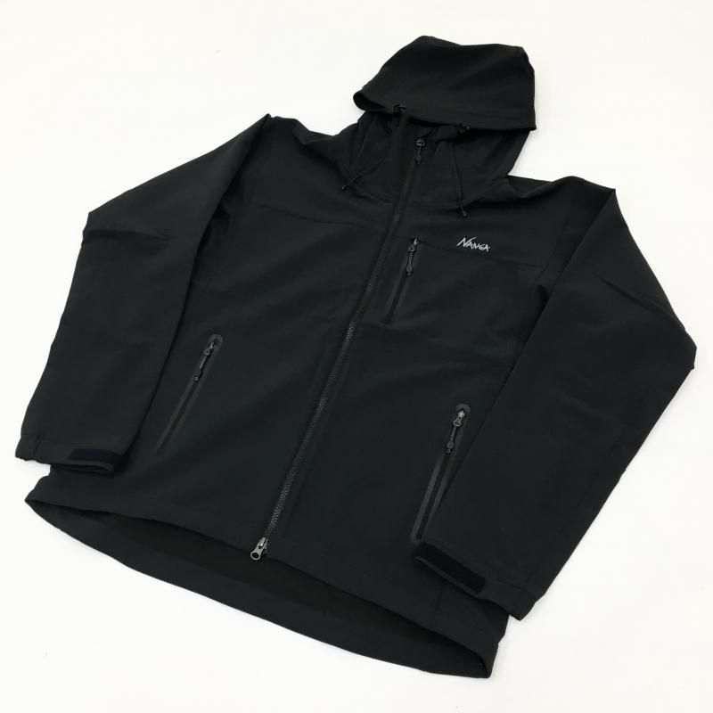 NANGA SOFT SHELL STRETCH JACKET(BLACK) - have a golden day!