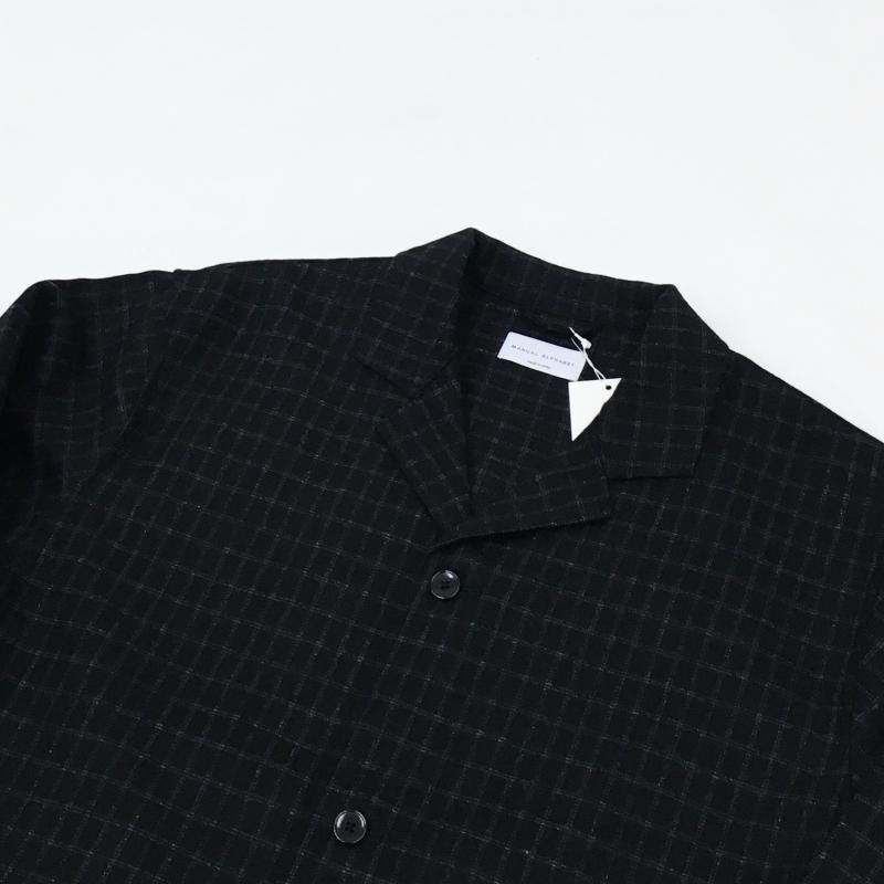  MANUAL ALPHABETBET BONDING WOOL 3B JACKET(BLACK)