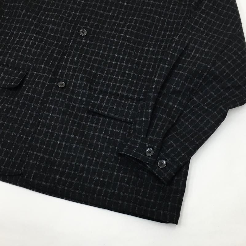  MANUAL ALPHABETBET BONDING WOOL 3B JACKET(BLACK)