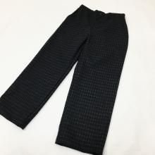  MANUAL ALPHABETBET BONDING WOOL TROUSERS(BLACK)