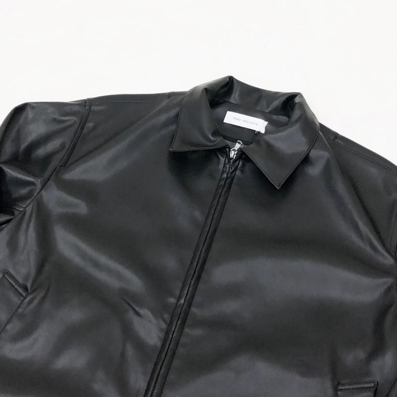  PERS PROJECTS JENS SHORT BLOUSON (vegan leather-BLACK)