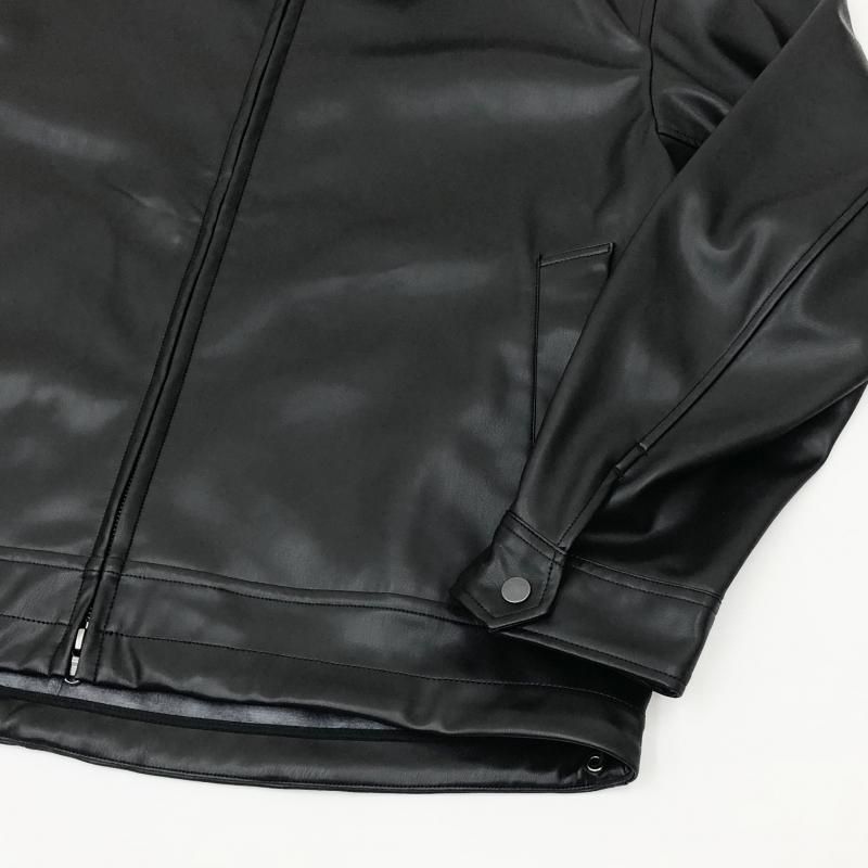  PERS PROJECTS JENS SHORT BLOUSON (vegan leather-BLACK)