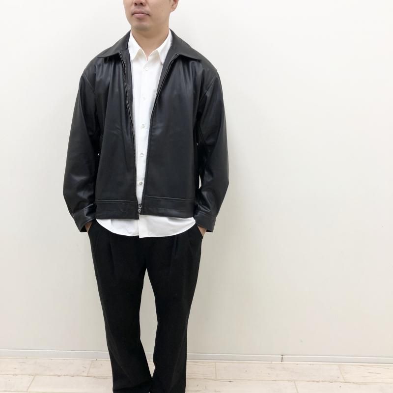 PERS PROJECTS JENS SHORT BLOUSON (vegan leather-BLACK)