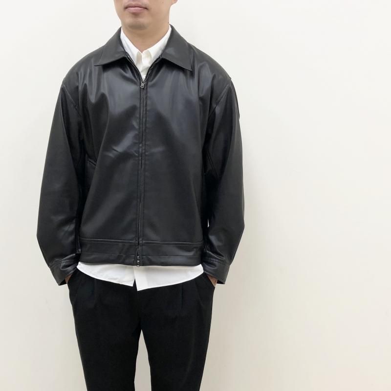  PERS PROJECTS JENS SHORT BLOUSON (vegan leather-BLACK)