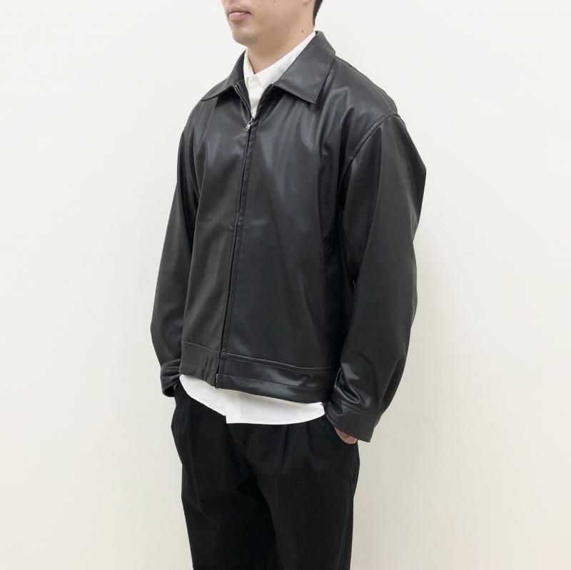  PERS PROJECTS JENS SHORT BLOUSON (vegan leather-BLACK)