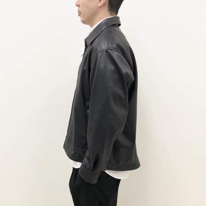  PERS PROJECTS JENS SHORT BLOUSON (vegan leather-BLACK)