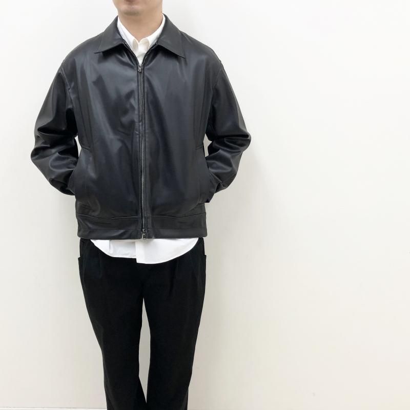  PERS PROJECTS JENS SHORT BLOUSON (vegan leather-BLACK)