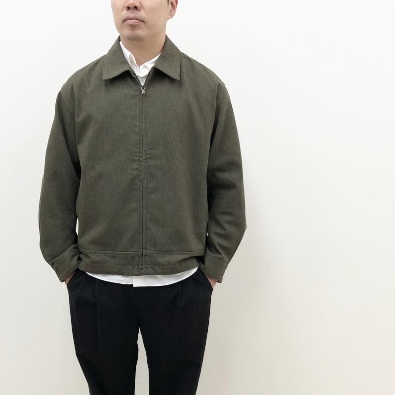  PERS PROJECTS JENS SHORT BLOUSON (melton-OLIVE)