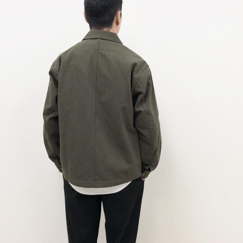  PERS PROJECTS JENS SHORT BLOUSON (melton-OLIVE)
