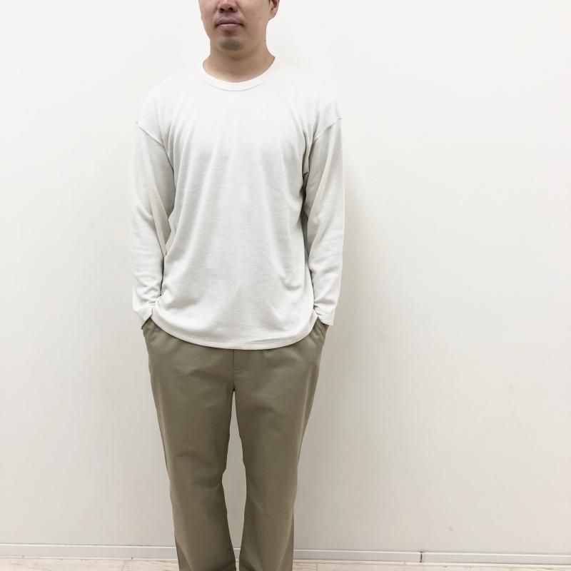  CURLY PREMIEREWARM L/S TEE (crewneck-IVORY)
