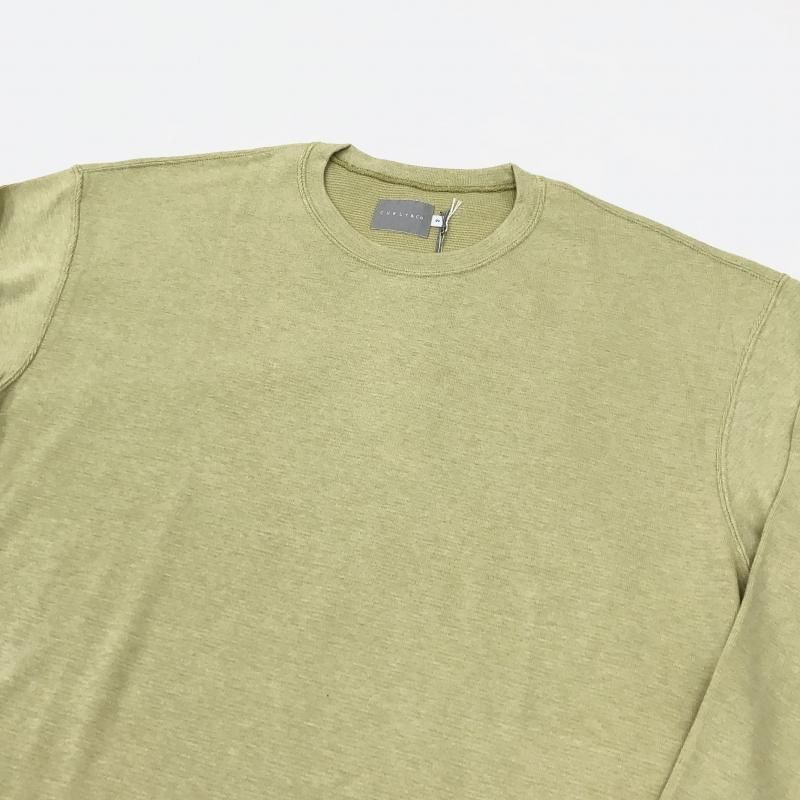  CURLY PREMIEREWARM L/S TEE (crewneck-CITRON)