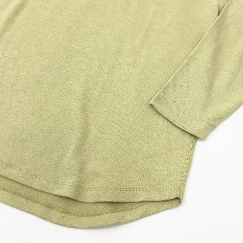  CURLY PREMIEREWARM L/S TEE (crewneck-CITRON)