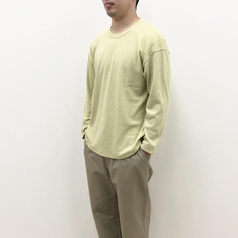  CURLY PREMIEREWARM L/S TEE (crewneck-CITRON)