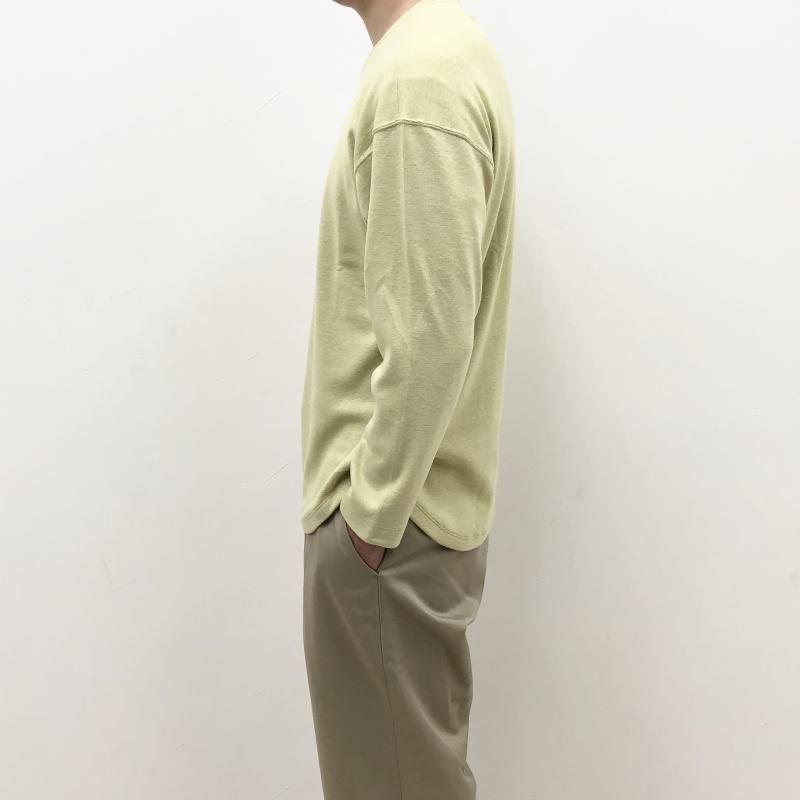  CURLY PREMIEREWARM L/S TEE (crewneck-CITRON)