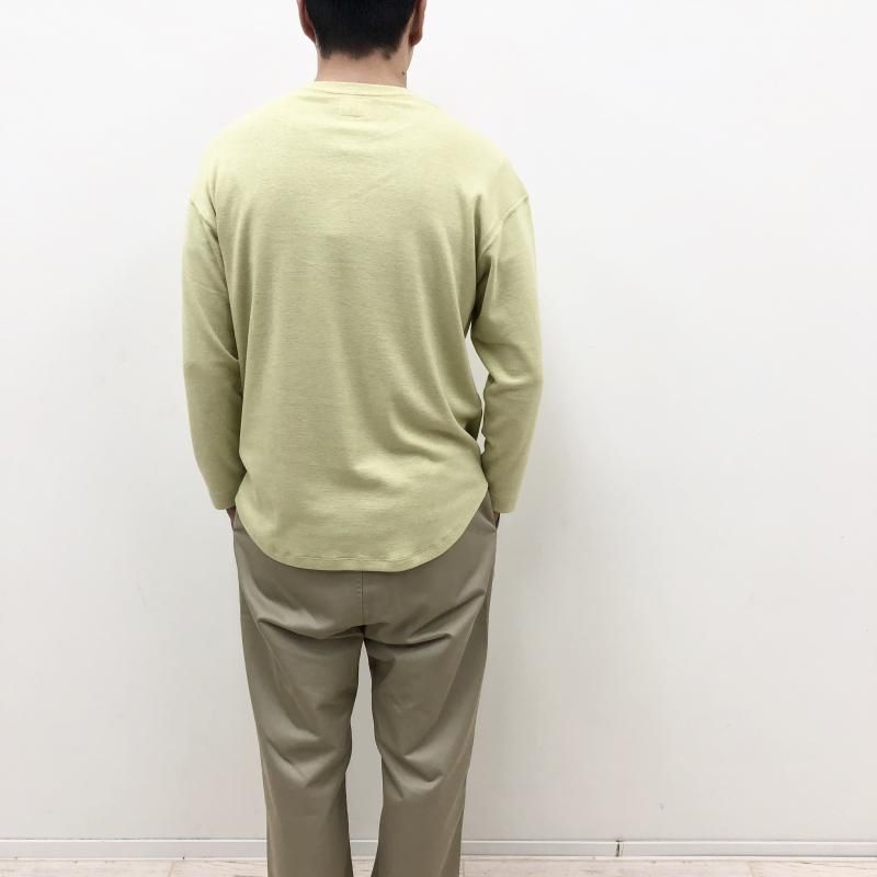  CURLY PREMIEREWARM L/S TEE (crewneck-CITRON)