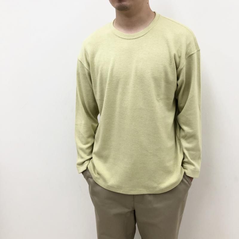  CURLY PREMIEREWARM L/S TEE (crewneck-CITRON)