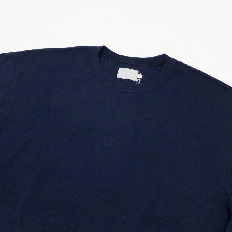  CURLY PREMIEREWARM L/S TEE (crewneck-NAVY)