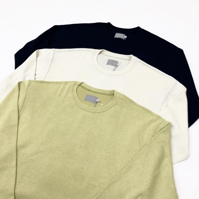  CURLY PREMIEREWARM L/S TEE (crewneck-NAVY)