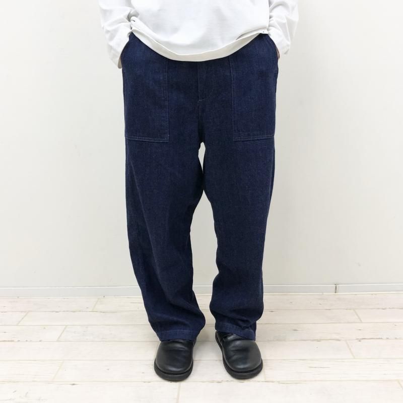  Ordinary fits JAMES FATIGUE DENIM(ONE WASH-INDIGO)